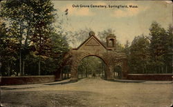 Oak Grove Cemetery Postcard
