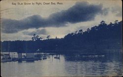 Bay View Grove by Night Onset, MA Postcard Postcard