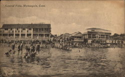 General VIew of Beach Postcard