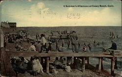 A Summer's Afternoon, Cosey Beach East Haven, CT Postcard Postcard