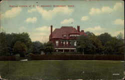 Marina (Home of P. T. Barnum) Postcard