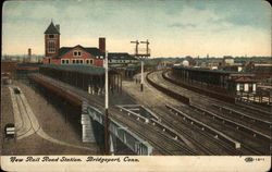 New Rail Road Station Postcard