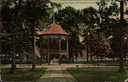 Washington Park Bridgeport, CT Postcard Postcard
