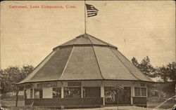 Carrousel, Lake Compounce Postcard