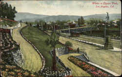 Winter in Elysian Park Postcard