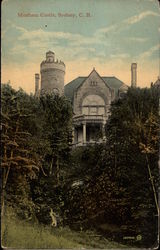 Moxham Castle Sydney, NS Canada Nova Scotia Postcard Postcard