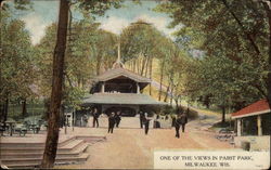One of the Views in Pabst Park Postcard