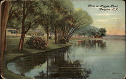 View in Argyle Park Babylon, NY Postcard Postcard