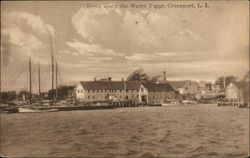 Scene along the waterfront Postcard
