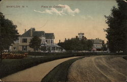 Place on Crescence Babylon, NY Postcard Postcard