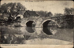 Stone Bridge Henniker, NH Postcard Postcard