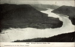 Wrangell Narrows, 1908 Alaska Postcard Postcard