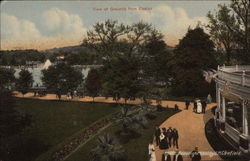 View of Grounds from Casino, Willow Grove Park Philadelphia, PA Postcard 