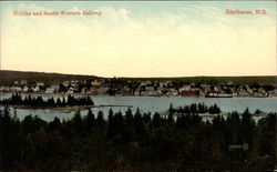Halifax and South-Western Railway Shelburne, NS Canada Nova Scotia Postcard Postcard