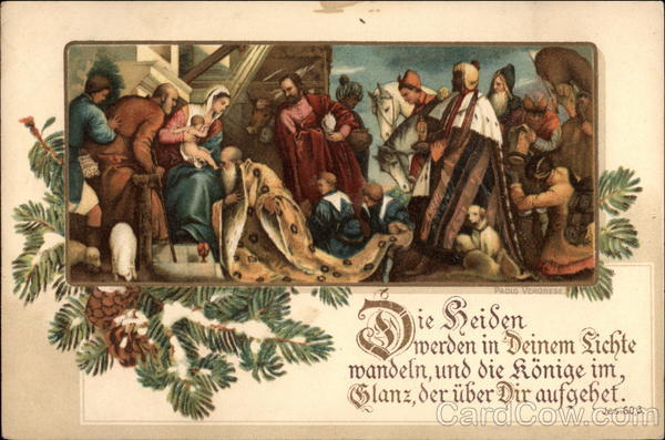 Jesus and Christmas Scene Religious