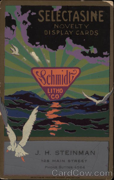 Selectasine Advertisement for Schmidt Litho Company