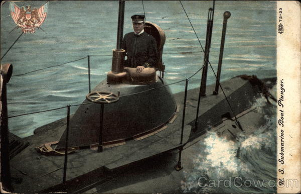 U.S. Submarine Boat Plunger Navy