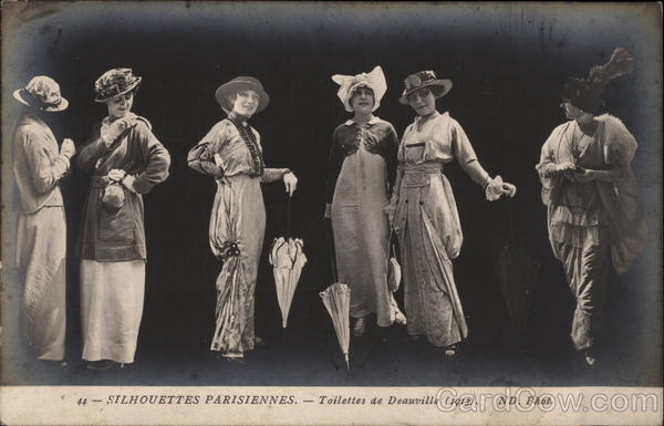 Six Women in Costume
