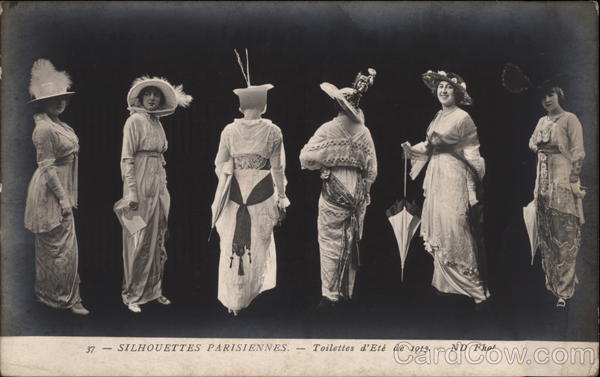 Silhouettes Parisiennes - Toilettes d'Ete de 1913 Women