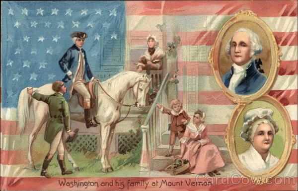 Washington and his Family at Mount Vernon President's Day