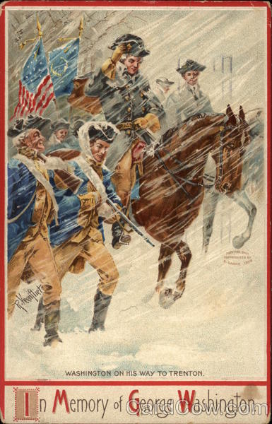 Washington On His Way to Trenton Patriotic