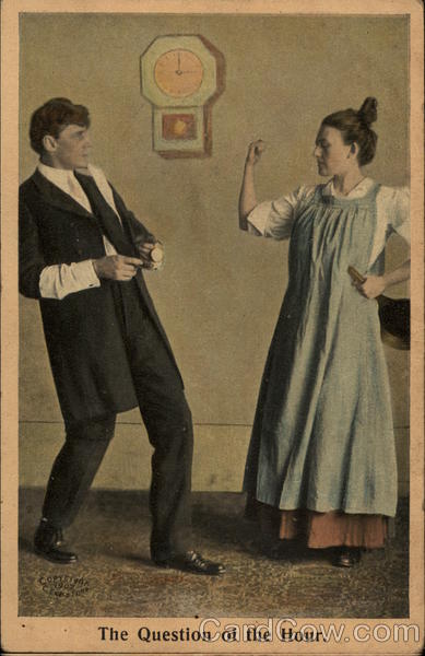 The Question of the Hour C. Eckotone Comic, Funny