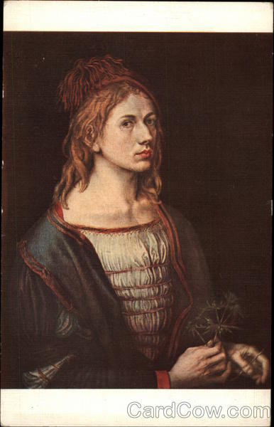 His Portrait By Himself by Albrecht Durer Art
