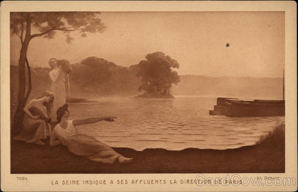 La Seine Indique a Ses Affluents La Direction de Paris