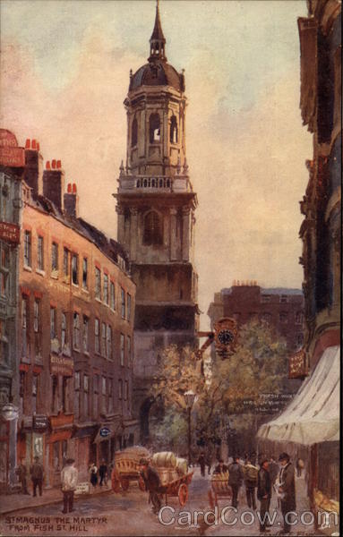 St. Magnus the Martyr from Fish St. Hill London England