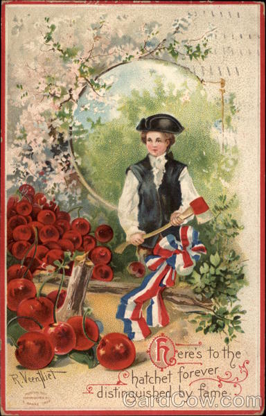 cherry tree president here s to the hatchet forever distinguished by fame patriotic cherry tree president here s to the hatchet forever distinguished by fame patriotic