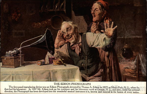 The edison Phonograph Radio