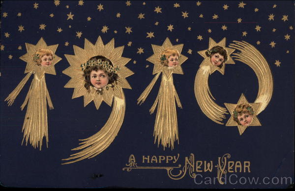 A Happy New Year Large Letter Dates