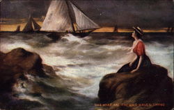 What Are the Wild Waves Saying Postcard