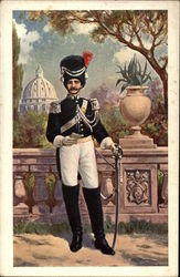 Ufficiale Dei Gendarmi In Alta Uniforme Postcard