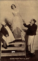 Scene from "Mutt & Jeff" Postcard