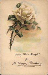 Every Kind Thought for A Happy Birthday Postcard