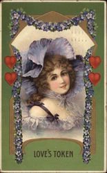 Love's Token Women Postcard Postcard