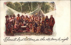 There'll Be a Hot Time in the Old Town Tonight Postcard