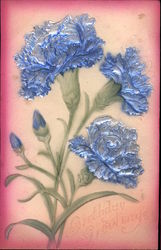 Floral Birthday Greetings Postcard