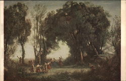 One Morning by J. Corot Postcard