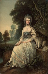 Portrait of Mrs. Robinson ("Perdita") Postcard