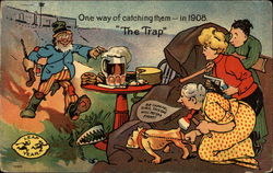 One Way of Catching Them - In 1908 Postcard