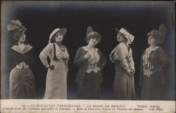 Silhouettes Parisiennes - La Mode de Demain Postcard
