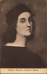 Raphael: Raphael's portrait of himself Art Postcard Postcard