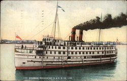 Steamer "Rochester" R. & O.N. Co. Line Steamers Postcard Postcard
