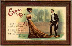 Excuse Me Postcard