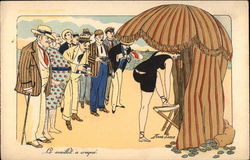 Le Maillot A Craque Postcard