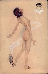 Peches Capitaux par Suz. Meunier French Nudes Postcard Postcard