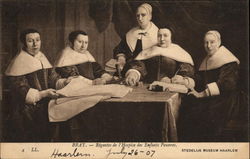 Regentes de l'Hospice des Enfants Pauvres Postcard