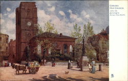 Chelsea Old Church, After the Painting by Horace Van Ruith Postcard